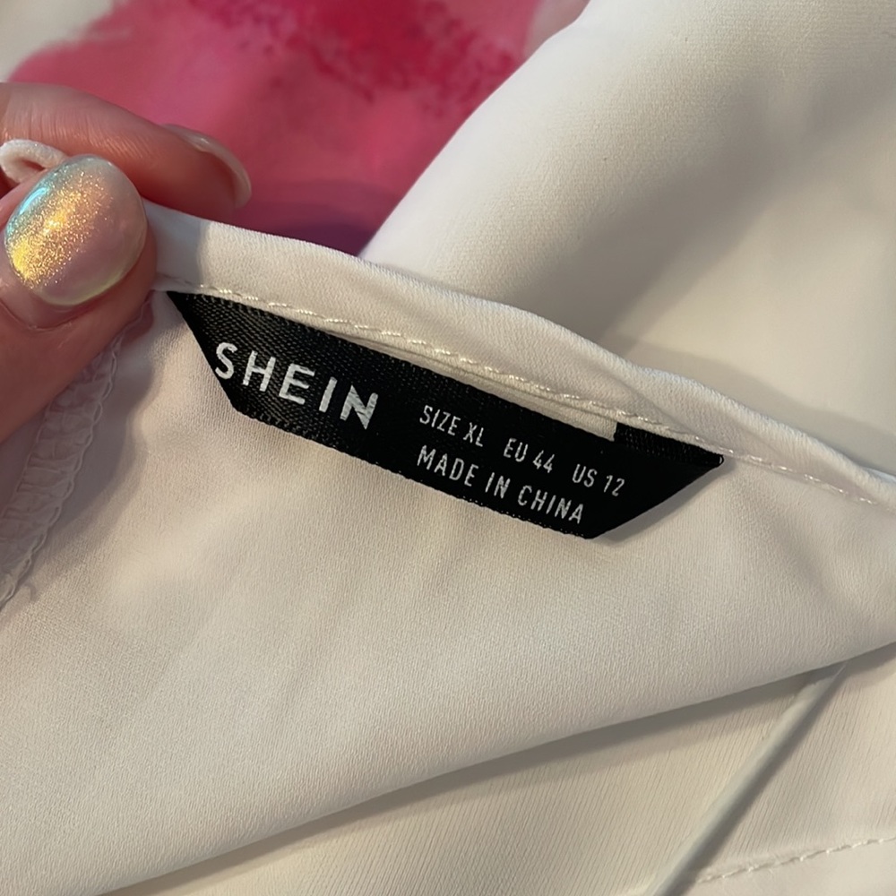 Shein white blouse - Picture 4 of 5